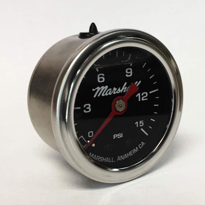 Marshall Instruments LB00015 Liquid Filled Fuel Pressure Gauge - Image 1